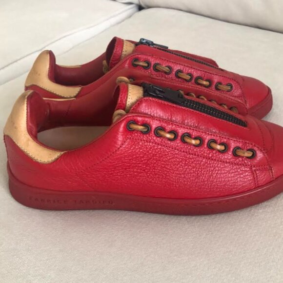 Fabrice Tardieu Shoes Sneakers Women Made In Italy Pre-loved Sz 36 - Picture 4 of 6